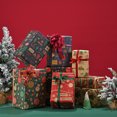 thumbnail image 1 of Christmas Wrapping Paper, Christmas Wrapping Paper Set, 20 Sheets of Gift Wrapping Paper with Santa Claus, Christmas Tree and More, 20x28 Inch Festive Kraft Paper with Gift Tags, Perfect for DIY Gifts, 1 of 7
