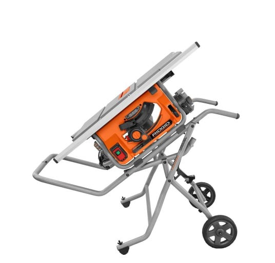 Ridgid 10 in. Pro Jobsite Table Saw with Stand, Size: 3.5 in