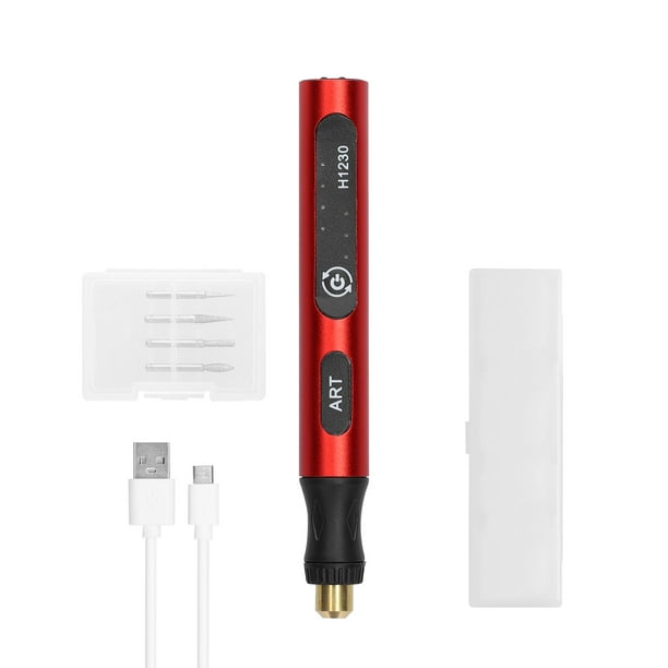 Bolígrafo eléctrico compacto para pulir uñas, máquina pulidora de letras de metal, dispositivo de m Tomshoo Lustradoras