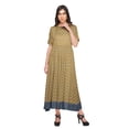 thumbnail image 4 of Moomaya Printed Kurta Dress Summer Wear Ladies Kurti Long Tunic Tops For Women, 4 of 5