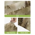 thumbnail image 4 of Brown Mountain Bar Stool Covers Set of 4, Misty Forest Nature Woodland Pine Tree Landscape Stretch Bar Chair Covers with Backs, Removable Pub Counter Height Chair Cover for Kitchen Dining Room Cafe, 4 of 7
