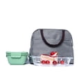 thumbnail image 5 of Bolsa de lona para mujer para el trabajo con rayas blancas y negras, bolsa de preparación de almuerzo con aislamiento reutilizable clásica para niñas para la escuela, linda bolsa térmica para cajas Be, 5 of 5