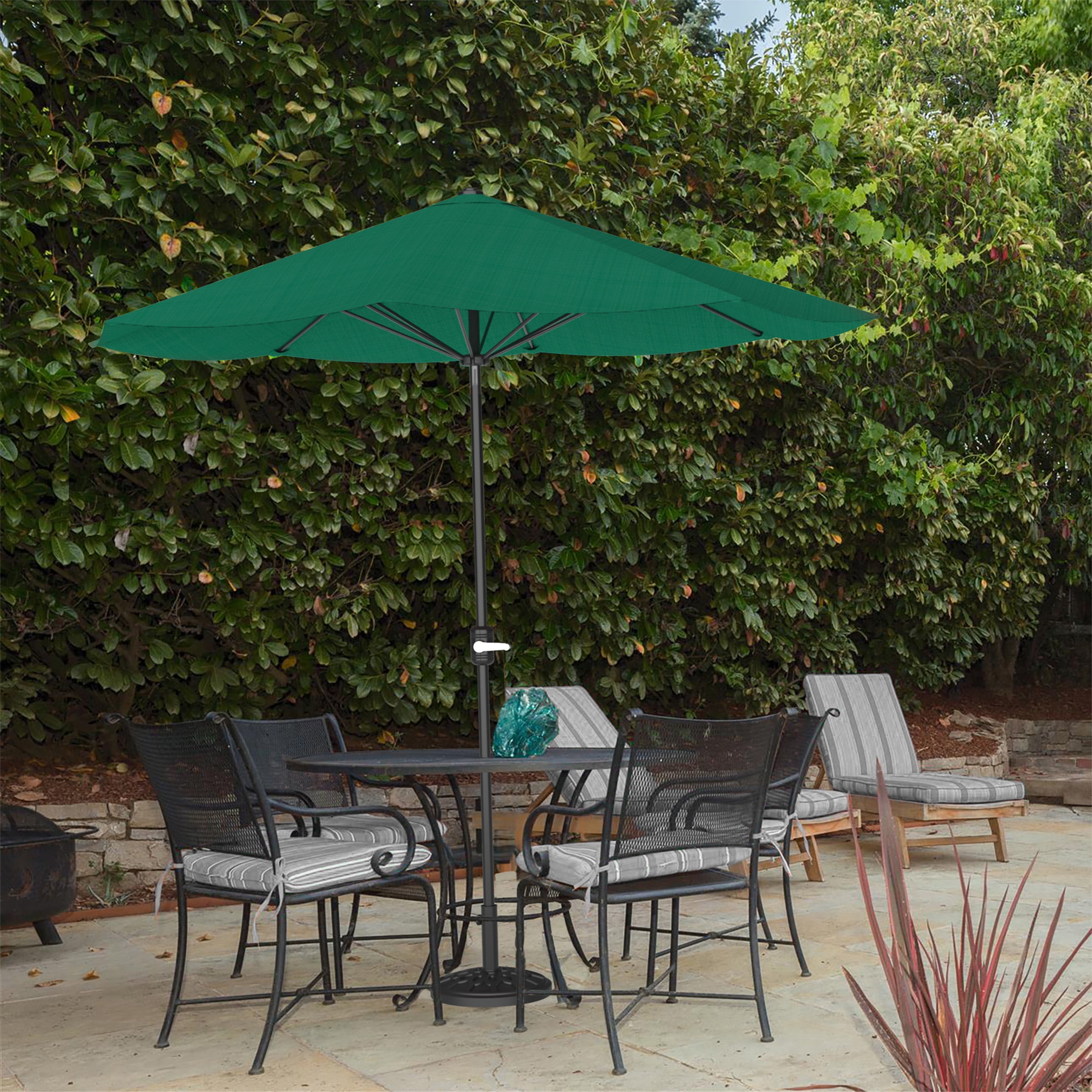 Patio Umbrella Outdoor Shade with Easy Crank Table Umbrella for Deck, Balcony, Porch, Backyard