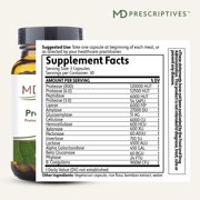 MD Prescriptives - ProbioZyme - Vegetarian Digestive Enzymes - Supplement for Digestive & Gut Health - 90 Capsules