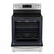 GE® 30” 5.0 Cu ft. 240 Volts Freestanding Electric Range in Stainless Steel with Griddle JCBS630SVSS