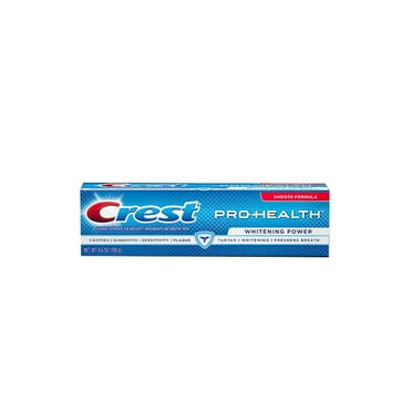 Crest Pro Health Whitening Fluoride Gel Toothpaste, Mint, 4.6 oz