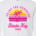 thumbnail image 4 of Inktastic Summer Enjoy the Sunshine Siesta Key Florida in Pink Long Sleeve T-Shirt, 4 of 5