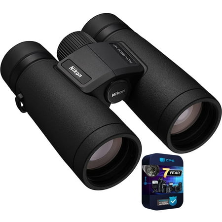 Nikon 16765 Monarch M7 Binoculars 8x42 ED Lenses Water/Fog Proof Bundle with 7 YR CPS Enhanced Protection Pack