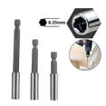 thumbnail image 3 of Lefu 1pc 1/4 Hexagonale Tige Tige Visseuse Embout Support Extension Bit de Changement Rapide Prise, 3 of 6