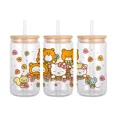 thumbnail image 1 of Sticker UV DTF Transfer Sanrio Cute Characters For 16oz Wrap GLASS Cups High Temperature Resistance DIY Waterproof Custom Decals, 1 of 1