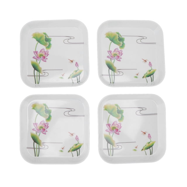 platos multifuncionales para aperitivos de frutas, postres, bandejas de almacenamiento para el hogar, la escuela, el restaurante, bandeja con forma de hueso para escupir, flor de loto.