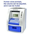 thumbnail image 5 of Toy Talking ATM Bank ATM Machine Savings Bank for Kids –Works like a Real one- Deposit, Withdraw, Debit Card, Saving Target, Timer and Clock Blue, 5 of 5