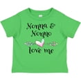 thumbnail image 3 of Inktastic Nonna and Nonno Love Me- Heart Grandchild Boys or Girls Toddler T-Shirt, 3 of 5