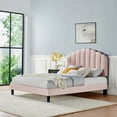 thumbnail image 6 of Daisy Performance Velvet Queen Platform Bed, 6 of 10