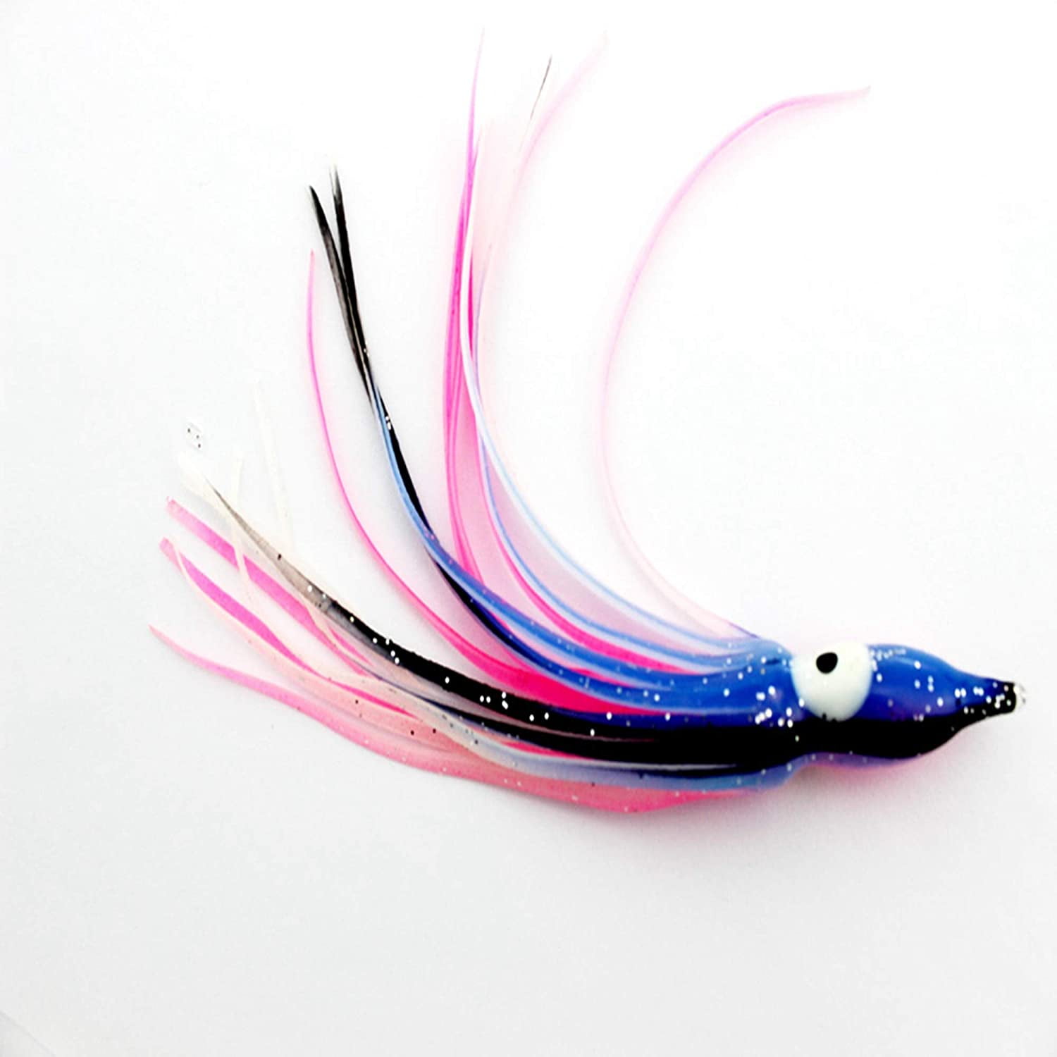 100pcs Soft Plastic Octopus Fishing Lures Squid Skirt Soft Lures Multi Colour Trolling Saltwater Bait 15cm