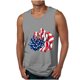 thumbnail image 1 of Tanques para Hombre para el Verano Solto Chaleco Impresión Deportivo Cuello Redondo, Casual, 1 of 3