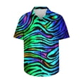 thumbnail image 4 of Tie Dye Short Sleeve Casual Hawaiian Shirt for Men,Mens Hawaiian Shirts Short Sleeve Casual Button Down Tropical Beach Shirt,Turn Down Collar Shirt Blouse, 4 of 5