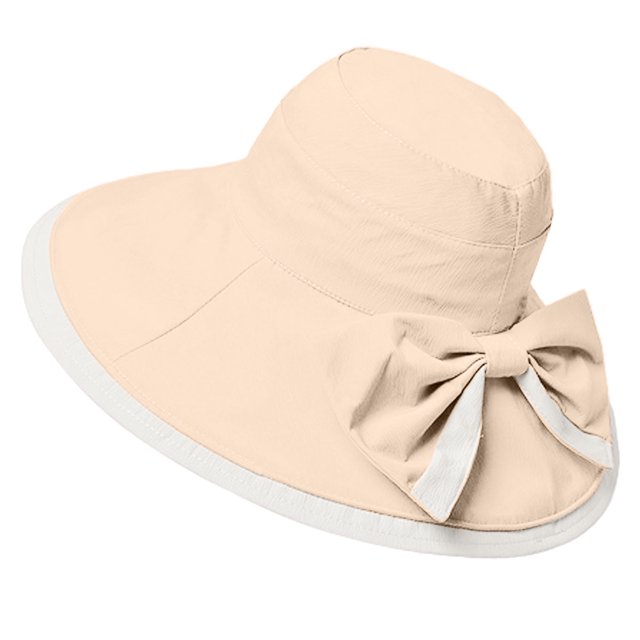 1 sombrero de pescador para exteriores de verano, sombrero de pescador con pegamento de color, aleros grandes, sombrero con protección solar, sombrero para el sol con lazo