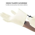 thumbnail image 4 of 100 Latex White Gloves Powder Free Examination Gloves - Size XS, 4 of 6