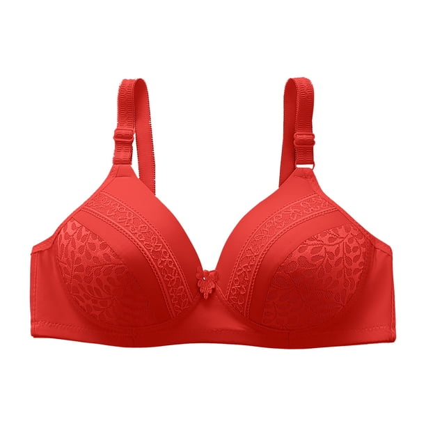 Gibobby Sujetador sin de realce para mujer, soporte cómodo, sin sujetadores con aros, ropa interior para el día a día Sujetadores para mujer(RD1,36)