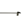 thumbnail image 3 of Benjara BM237024 Traditional Style Metal Towel Rod, Silver, 3 of 5