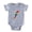 Heather Grey, variant on CafePress - FIN Scarlet Macaw.P... - Cute Infant Baby Football Bodysuit