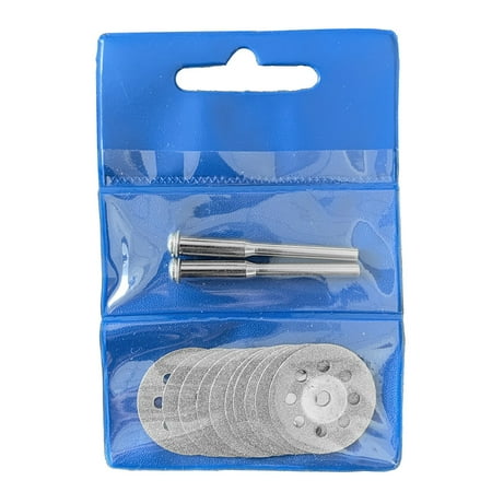 

FTjfrsbc Steel Diamond Cutting Discs Thin Durable Rotary Saw Blade (10Pcs 2 Rod)