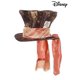thumbnail image 2 of Gorro de disfraz Disney Deluxe Mad Hatter para niños con bufanda color melocotón, 2 of 8