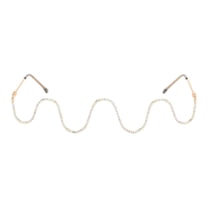 Unique Glasses Frame Eyeglasses Woman Frame Shape Metal Diamonds Diamonds Gold