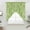 Green, variant on Beige Brown Green Swag Curtains for Kitchen/Bedroom/Living Room, Retro Botanical Abstract Art Scalloped Curtains 63 Inch Long, Rod Pocket Window Swag Topper Curtains Valances 2 Panels Set 36"x63"