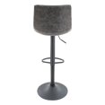 thumbnail image 3 of LeisureMod Tabouret de Bar Moderne Réglable Tilbury avec Repose-Pieds & Pivotant à 360 Degrés Ensemble de 2, 3 of 4
