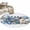 Blue Beige Brown, variant on 5'x7' Area Rugs for Living Room Bedroom, Blue Christmas Poinsettia Washable Rug Carpet Runner Indoor Outdoor, Xmas Botanical Balls Snowflake Non Slip Floor Mats Area Rug for Kitchen, Nursery