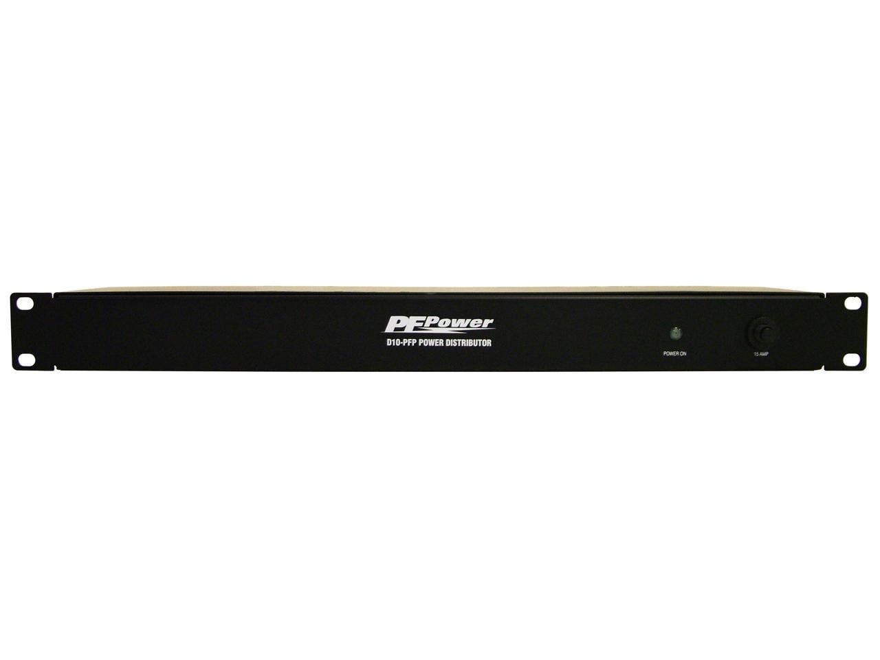 Panamax D10-PFP 10-Outlets Power Strip - 10 - 6 ft Cord - 140 V AC Voltage - 1800 W - Black