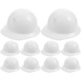 thumbnail image 1 of 10pcs Mini Construction Helmet Realistic Small Helmet Model Doll Helmet Decor Hat Decor, 1 of 7