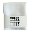 thumbnail image 4 of 3 uds servilletas de tela lavables Macarena servilletas de cena 40 cm x 40 cm Blanco, 4 of 4