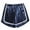 Navy, variant on Kaemgyyd Satin Shorts for Women Soft Comfy Silk Pajama Shorts Fashion Loose Elastic Waist Wide Leg Running Shorts