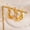 EH12021B, variant on Amber Resin Hoop Earrings for Women 18k Gold Plated - Hypoallergenic Chunky Gold Hoops, Acrylic Tortoise Shell Teardrop Earrings, Lightweight Vintage Jewelry