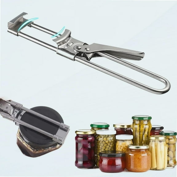 Jar Opener, Adjustable Can Opener, Manual Can Openers, Anti-Slip Bottle Ball Jar Opener to Remove Stubborn Caps, Effortless Easy Gripper Openers for Seniors