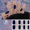 thumbnail image 1 of LUVCLS Pegatinas de uñas de cobertura completa, pegatinas de manicura con purpurina bonitas y completas, 14 piezas/juego, 1 of 7
