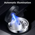 thumbnail image 5 of Portable LED Car Ashtray with Lid, Detachable Stainless Steel Ashtray for Car, Office, and Home Use, Smokeless Auto Ashtray with Blue LED Light and Cover for Easy Cleaning and Odor Containment, 5 of 6