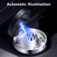 thumbnail image 5 of Cenicero portátil con luz LED, cenicero para coche con tapa desmontable, cenicero de acero inoxidable para coche y hogar, cenicero de plástico para coches, 5 of 6