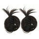 thumbnail image 4 of moños espaciales con pinza para el pelo, moño desordenado para mujer, extensiones de cabello fino, moño rizado, moño falso para postizos, 4 of 7