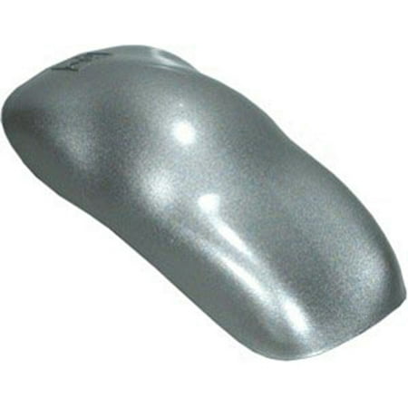 Sterling Silver Metallic Acrylic (STERLING SILVER METALLIC Acrylic Lacquer Single Stage Car Auto Paint Complete MEDIUM Gallon Kit - Restoration)