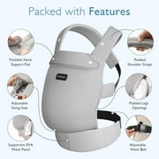 Momcozy Breathable Mesh Baby Carrier, Ergonomic and Lightweight, Fits Babies 7-44 lbs, Enhanced Lumbar Support, All-Day Comfort, Hands-Free Parenting