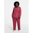 thumbnail image 2 of Terra & Sky Women's Plus Knit Shacket, Sizes 0X-5X, 2 of 5