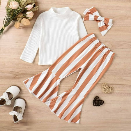 

Simplmasygenix Children s Day Gift Toddler Sets Valentine s Day Autumn Winter Girls Boys Cotton Crew Neck Long Sleeve Casual Cow Print Trousers Headband Three Piece Set