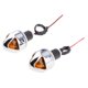 thumbnail image 1 of 2 Pieza Luz Intermitente Indicador LED Recambios para Motocicleta Plata Sharpla Luz intermitente de la motocicleta, 1 of 8