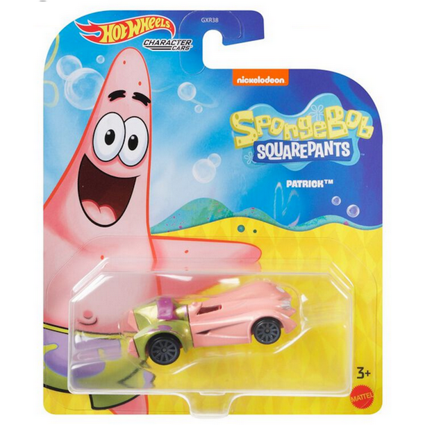 Hot Wheels Character Cars Nickelodeon's SpongeBob Squarepants Patrick 1/64  