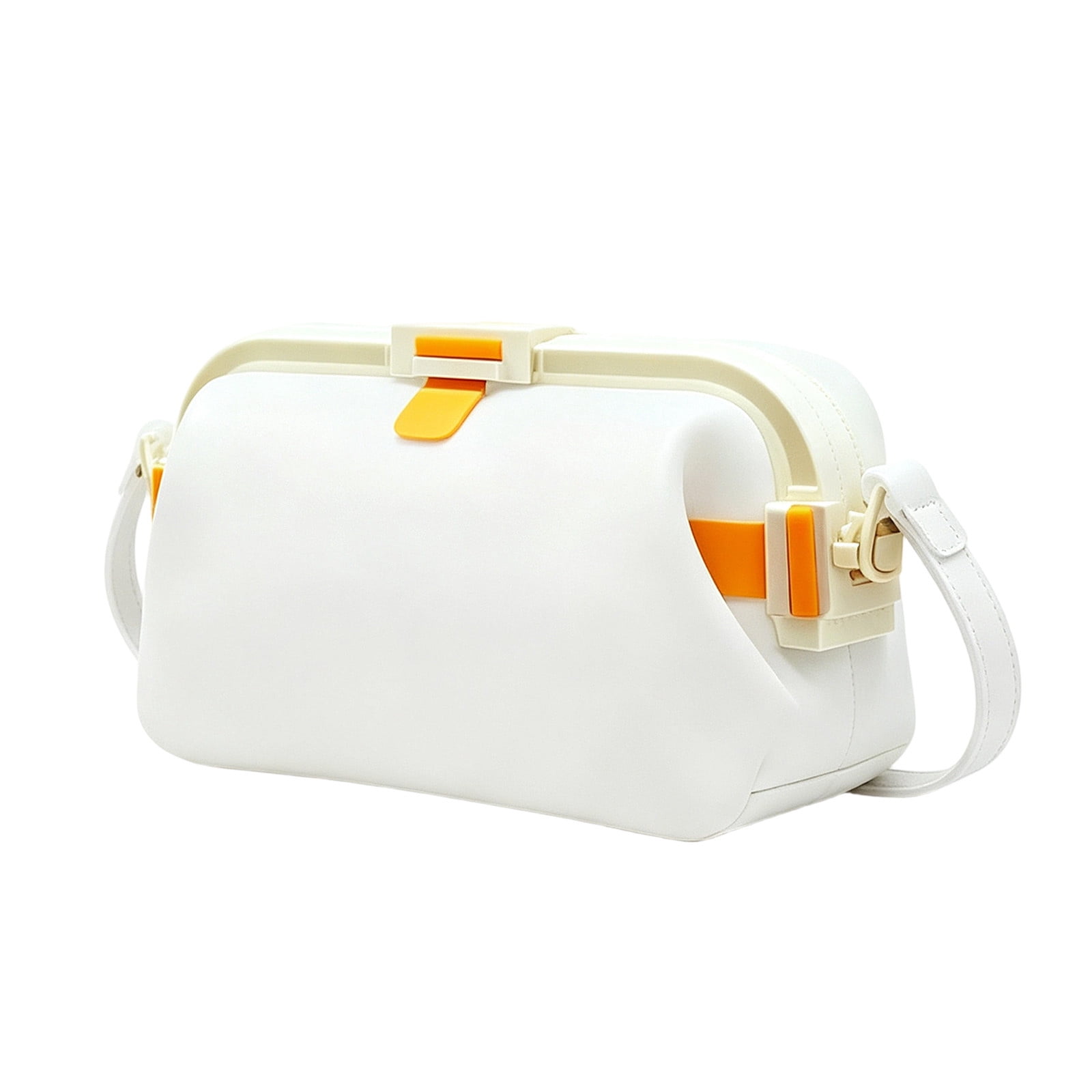 Huggea Bag, Women Summer Silicone Handbag, 67.63 fl oz Waterproof Foldable Crossbody Tote