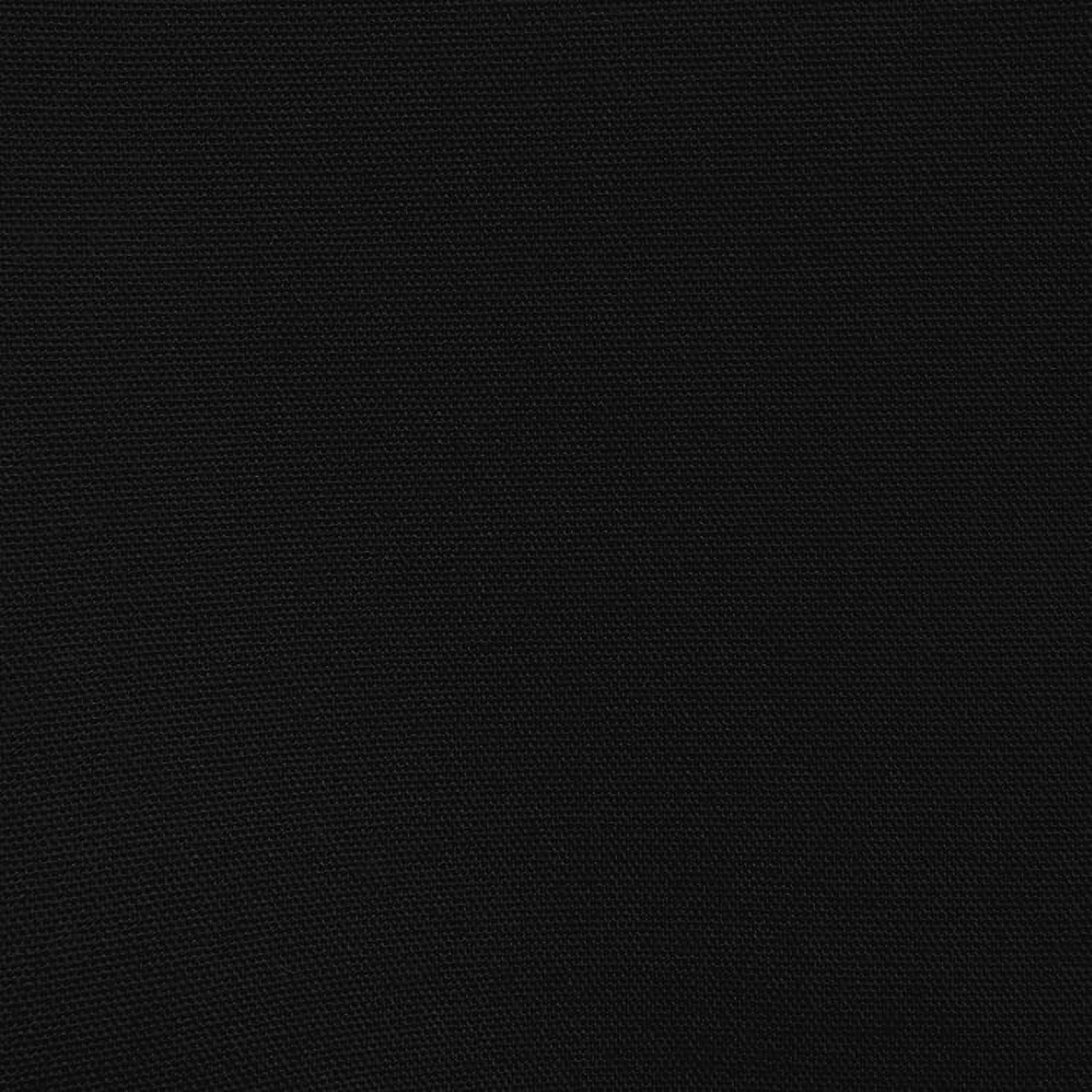 Ultimate Textile (3 Pack) Cotton-feel 70 x 104-Inch Oval Tablecloth - for Home Dining Tables, Black
